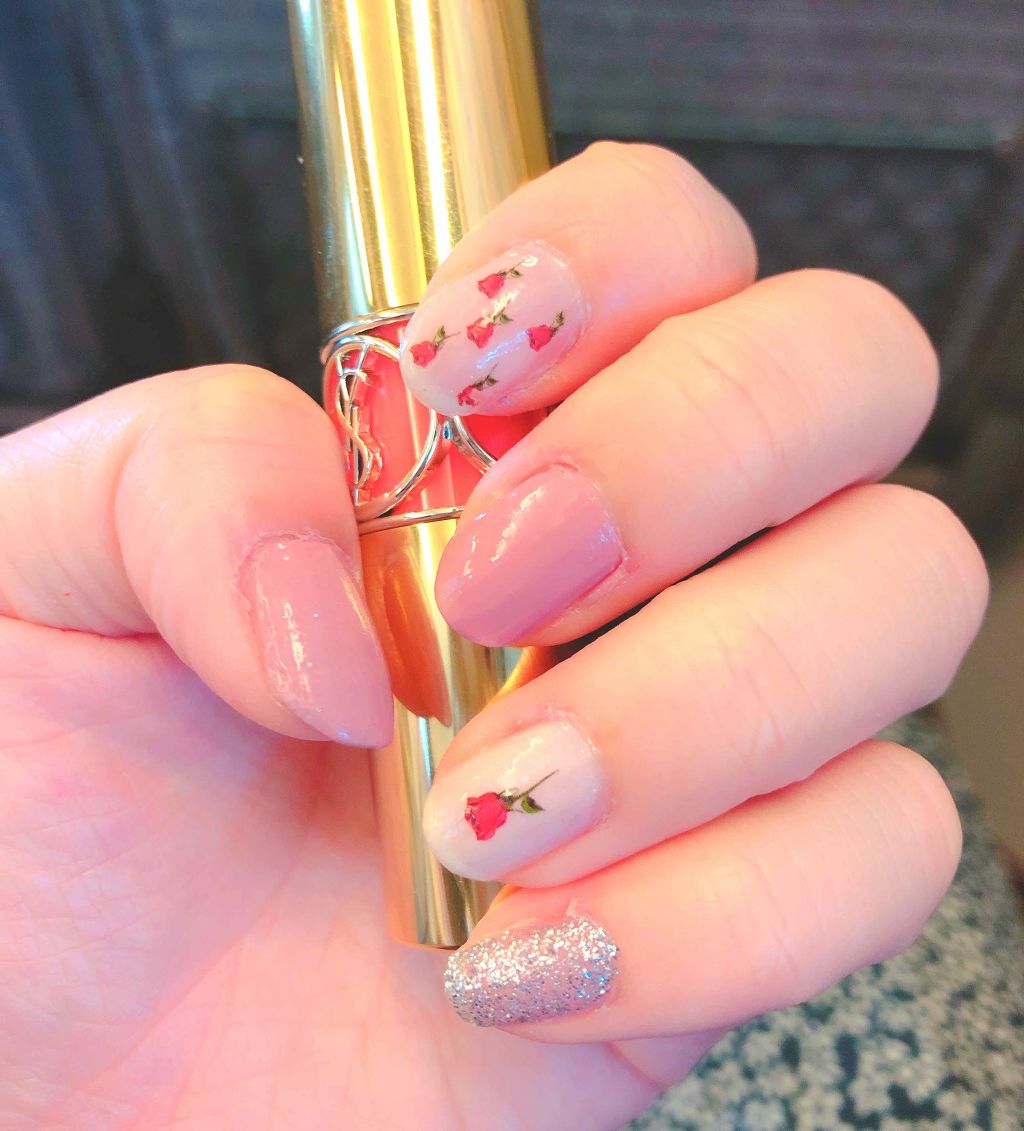 しずくネイルシール/キャンドゥ/ネイルシールを使ったクチコミ(1枚目)