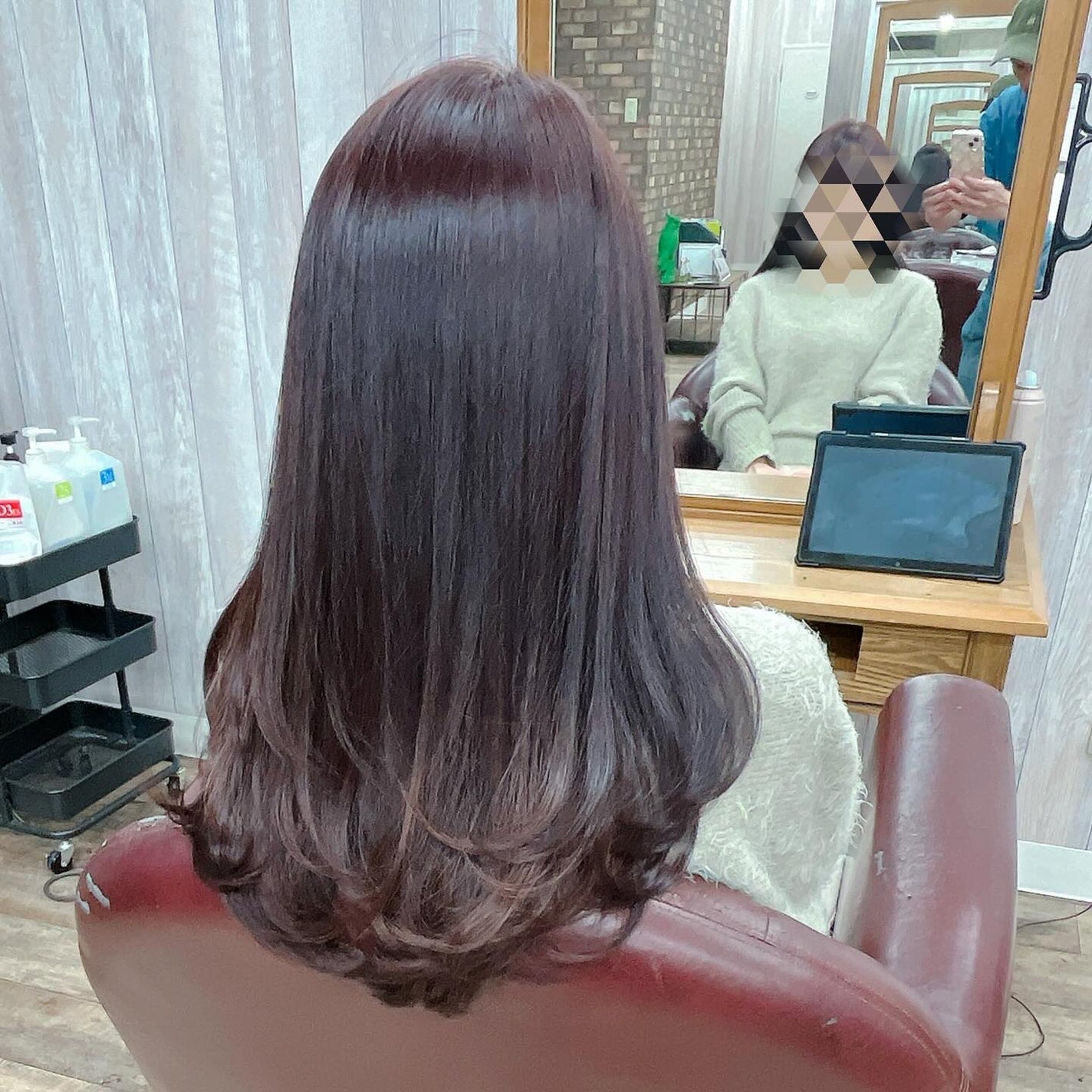 kchan on LIPS 「。・:+°。プライベート・:+°。2025/01/08美容室へ..」(3枚目)