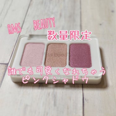 スウィフトシャドウトリオ/rms beauty/アイシャドウパレットを使ったクチコミ（1枚目）