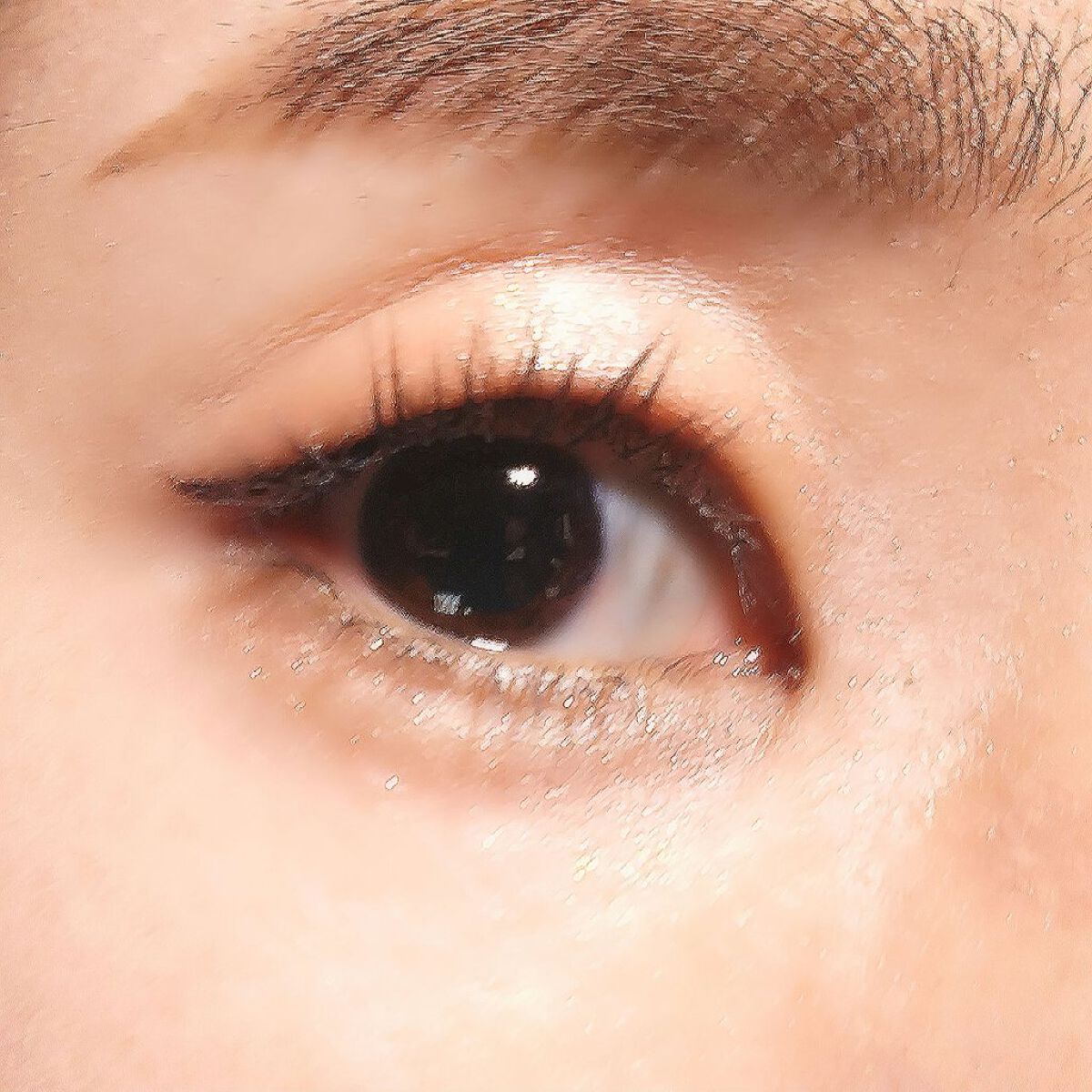 描くふたえアイライナー/CEZANNE/リキッドアイライナーを使ったクチコミ（2枚目）