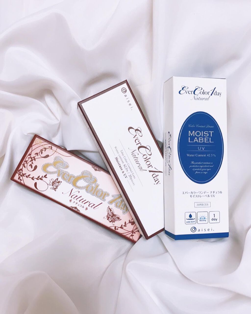 エバーカラーワンデーナチュラル モイストレーベルUV/エバーカラー/ワンデー(1DAY)カラコンを使ったクチコミ(1枚目)