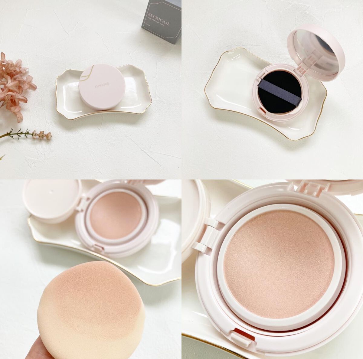 アクアリースキンウェア/ESPRIQUE/クッションファンデーションを使ったクチコミ(7枚目)