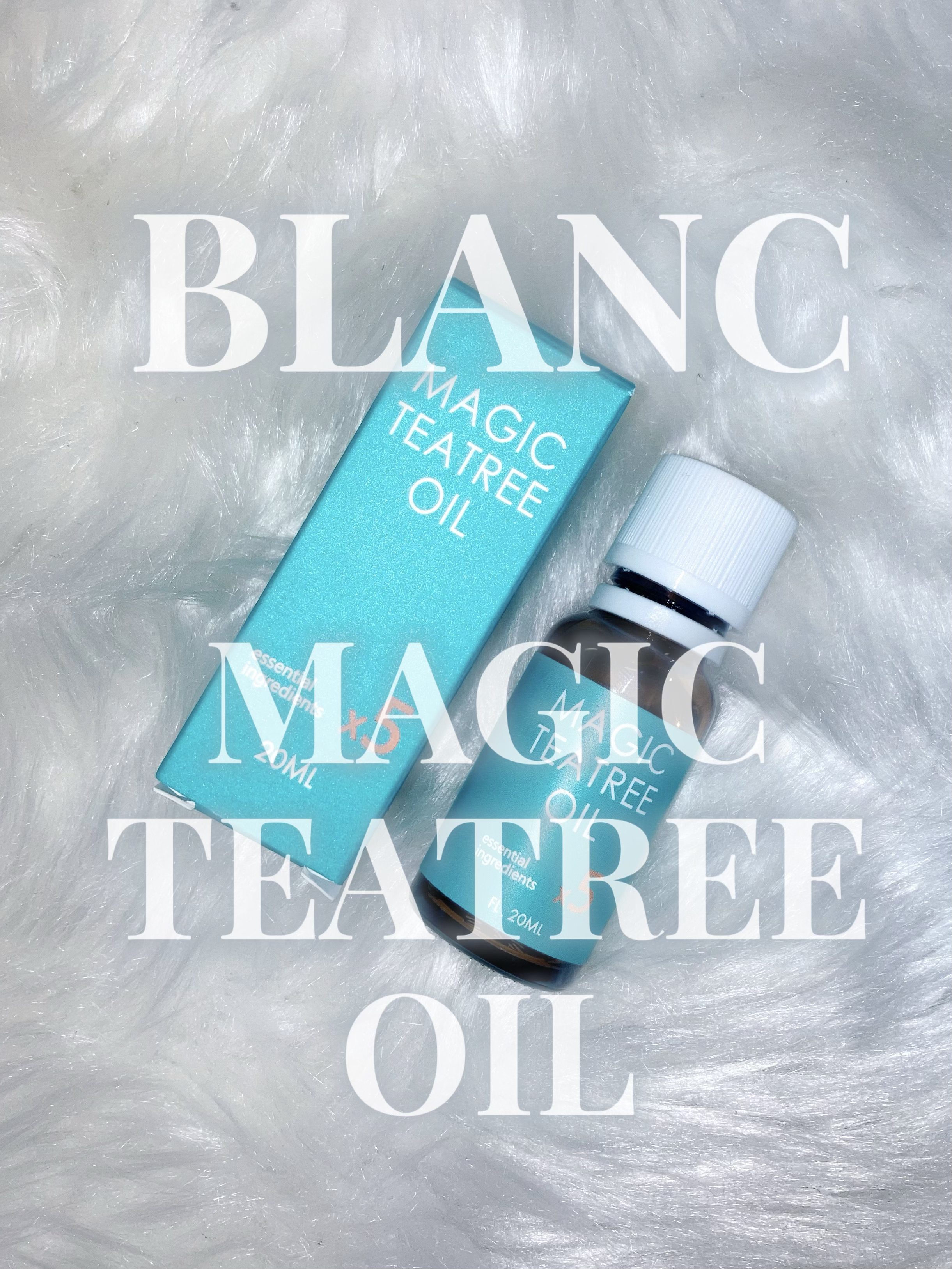 マジックティーツリーオイル/ブラン/フェイスオイルを使ったクチコミ（1枚目）