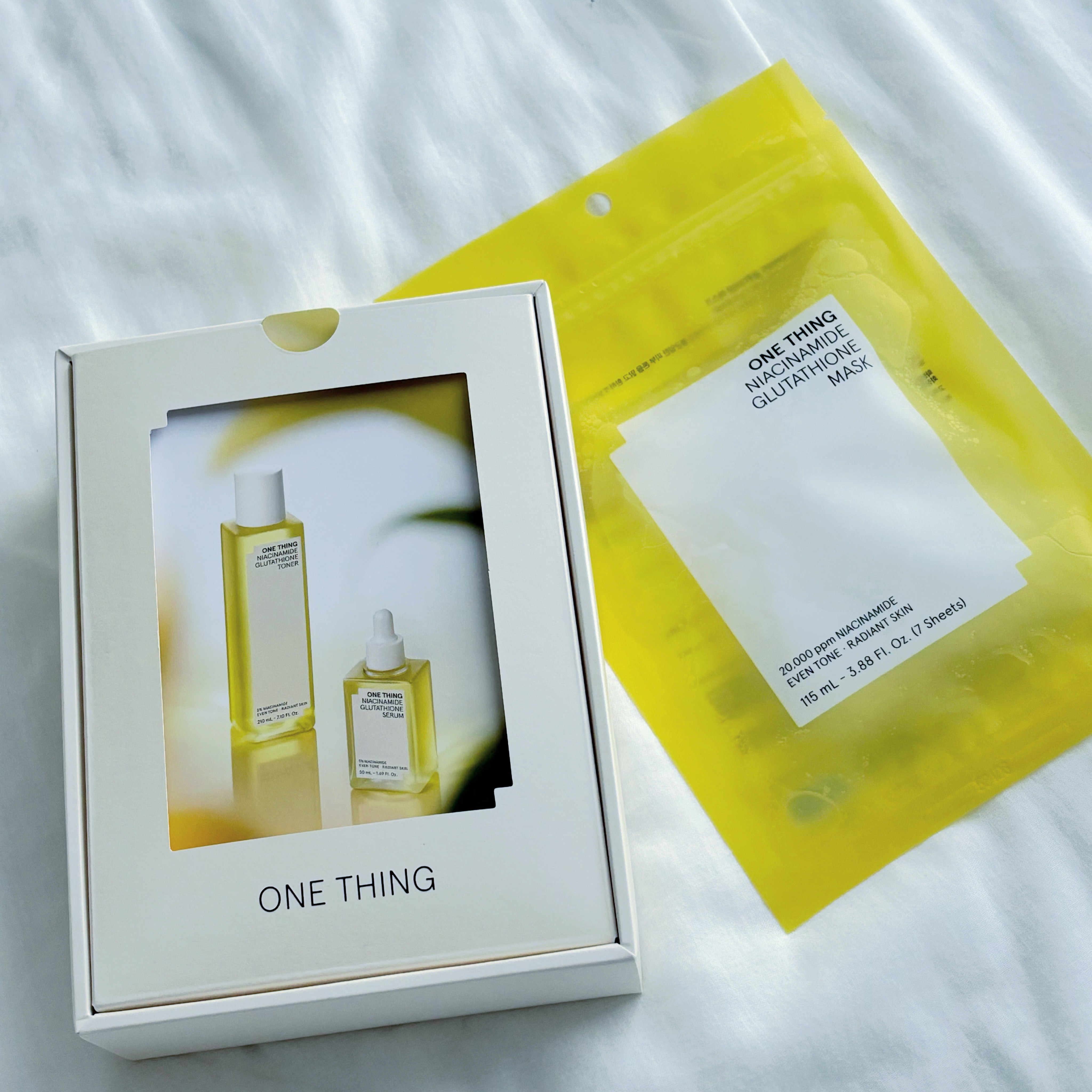ナイアシンアミドグルタチオンマスク/ONE THING/シートマスク・パックを使ったクチコミ（2枚目）