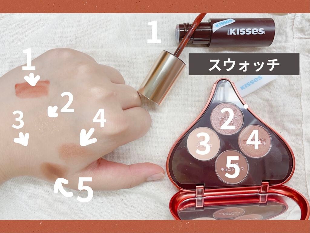 ハーシー プレイカラーアイズミニ/ETUDE/アイシャドウパレットを使ったクチコミ(2枚目)