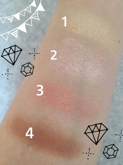 プレイカラーアイズ ミニオブジェ/ETUDE/アイシャドウパレットを使ったクチコミ(3枚目)