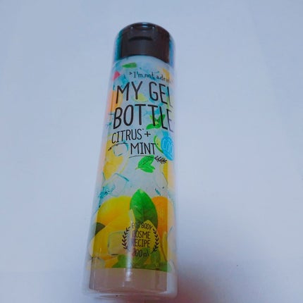 COSME RECIPE MY GEL BOTTLE  シトラスミントのクチコミ「暑くなってきて 火照った体を
#さっぱり  #サラサラ にしてくれるジェル😳🛀
#ボトルパッ.....」(3枚目)