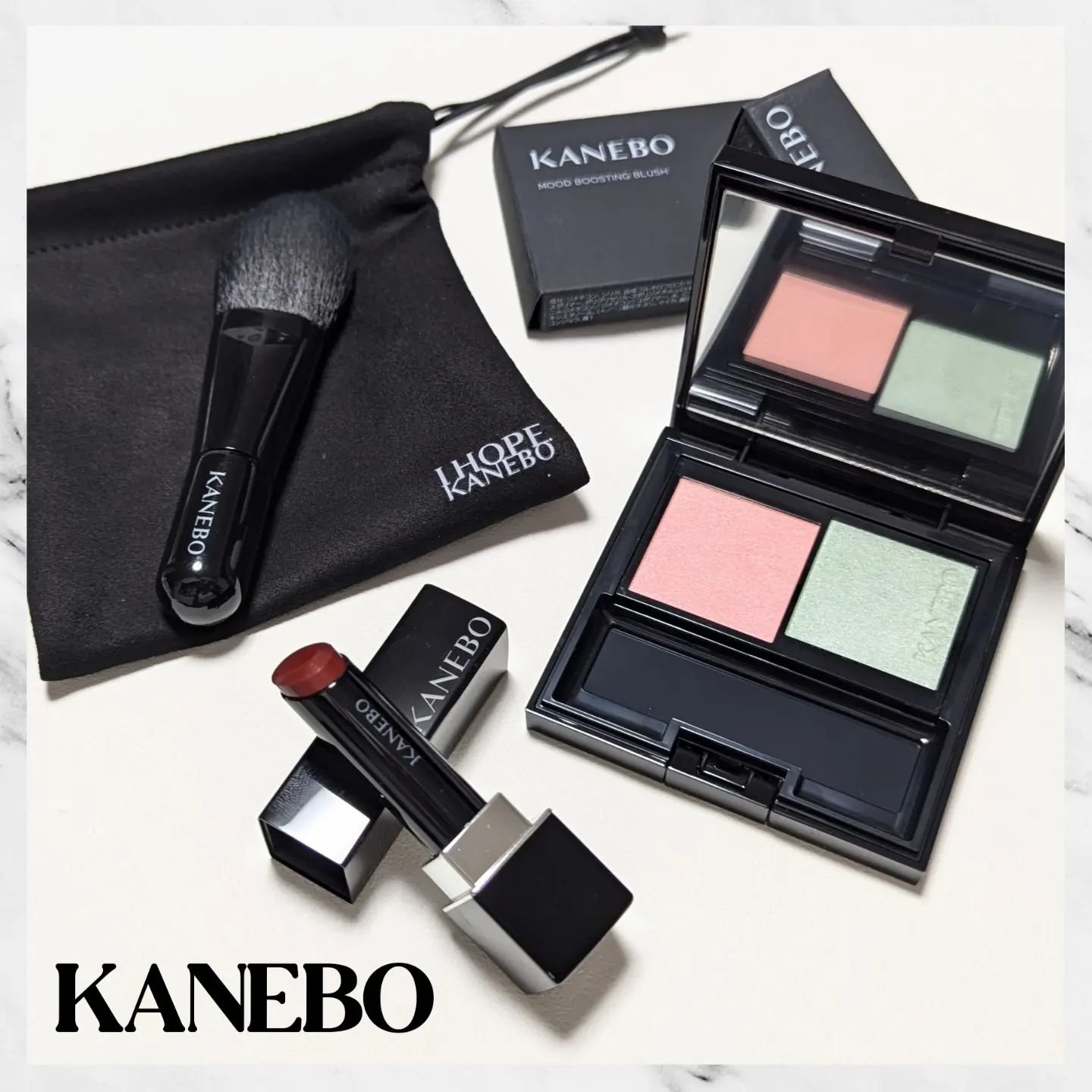 カネボウ ムードブースティングブラッシュ EX1 Ephemeral Shell Pink/KANEBO/パウダーチークを使ったクチコミ（1枚目）