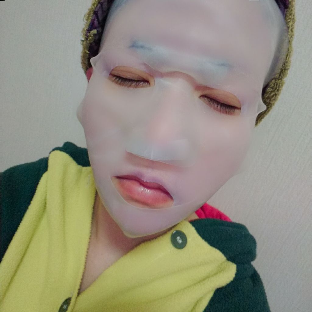 シリコーン潤マスク 3D/DAISO/その他スキンケアグッズを使ったクチコミ（3枚目）