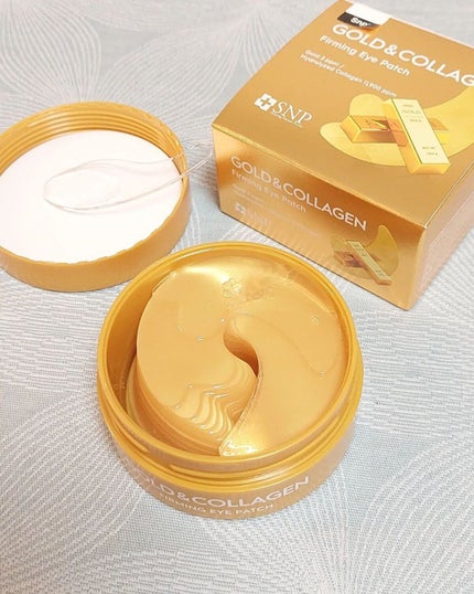 ゴールドコラーゲンファーミングアイパッチ/SNP/アイケア・アイクリームを使ったクチコミ(2枚目)