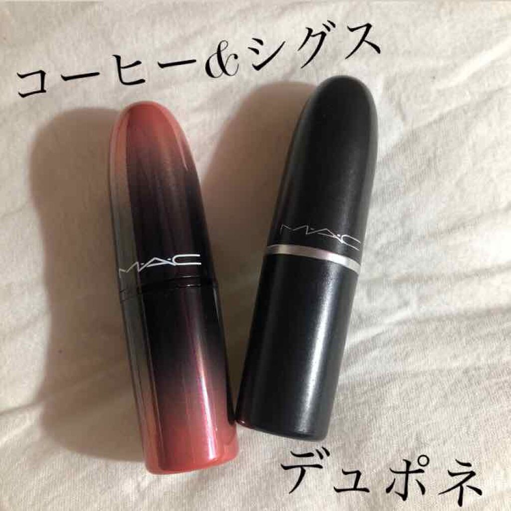 ラブ ミー リップスティック  コーヒー & シグス/M・A・C/口紅を使ったクチコミ（1枚目）