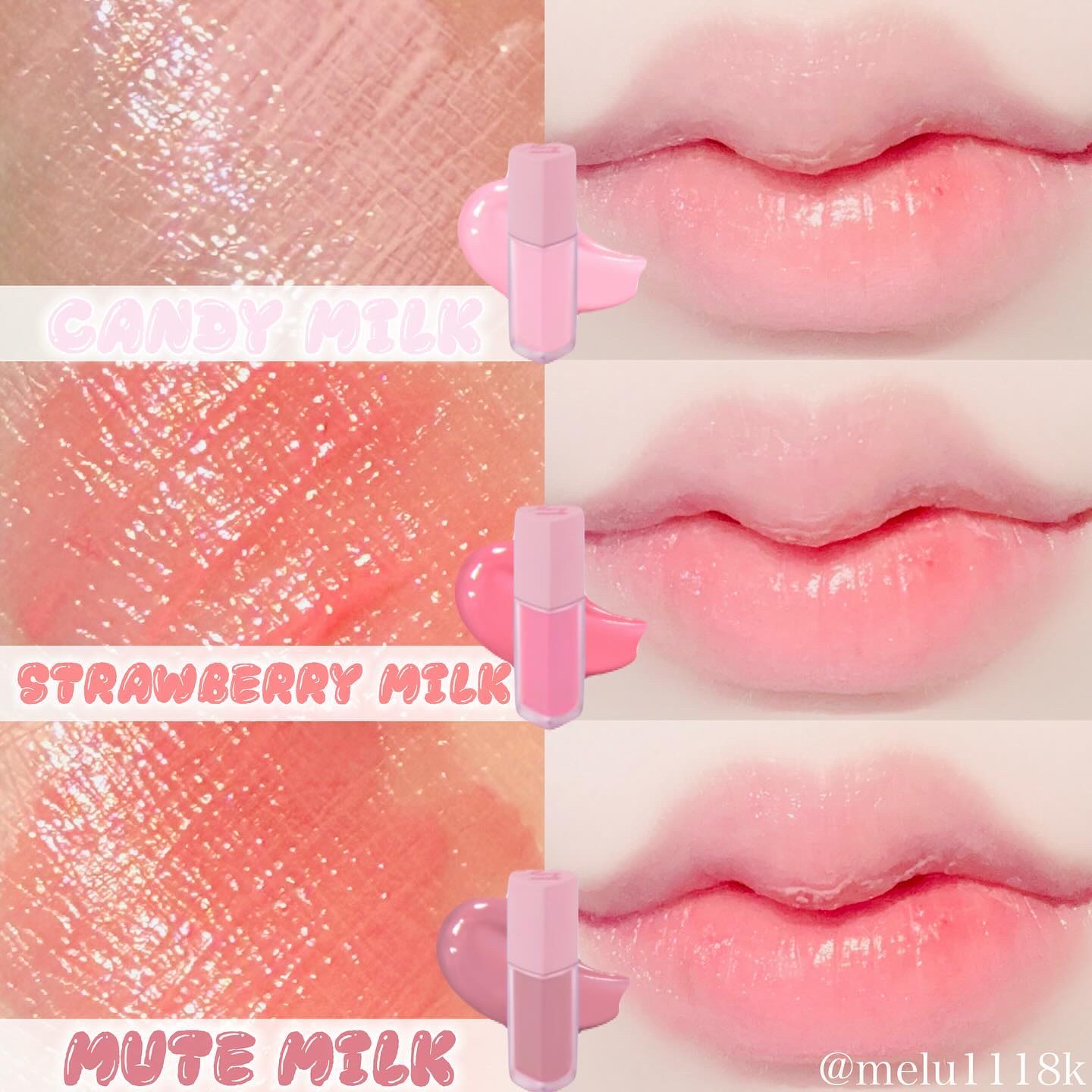 ミルクハートティントリップアンドチーク/Merrymonde/リップティントを使ったクチコミ（2枚目）