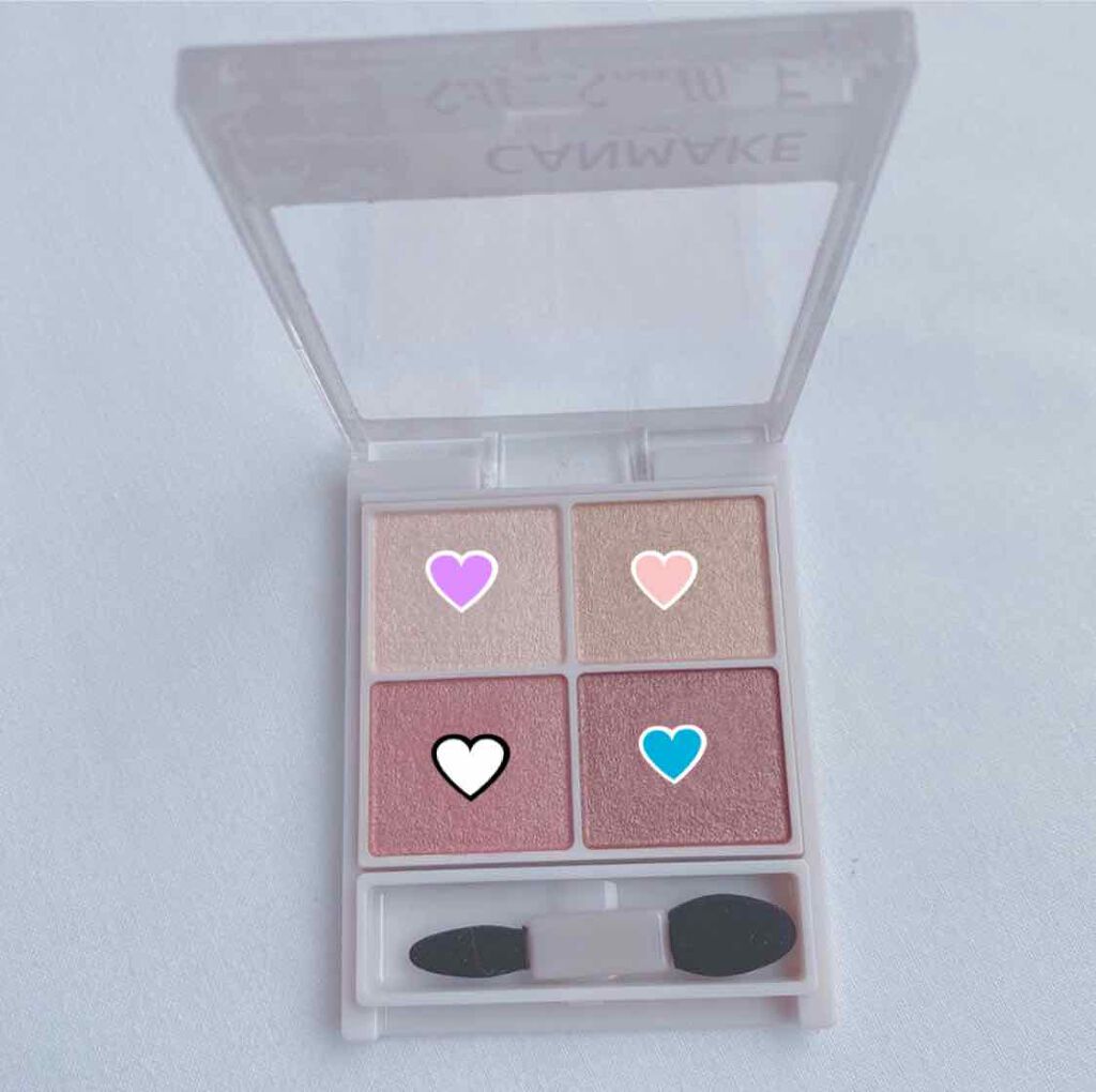 シルキースフレアイズ/キャンメイク/アイシャドウパレットを使ったクチコミ(3枚目)