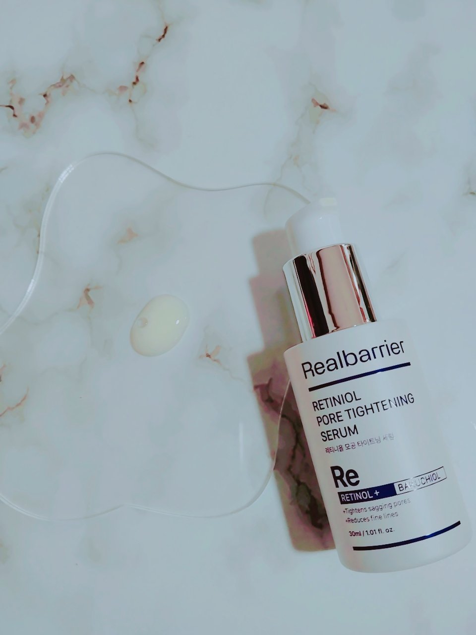 レチ二オールポアタイトニングセラム/Real Barrier/美容液を使ったクチコミ（3枚目）