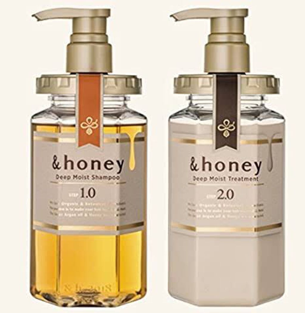 ディープモイスト シャンプー1.0／ヘアトリートメント2.0/&honey/市販シャンプーを使ったクチコミ（1枚目）