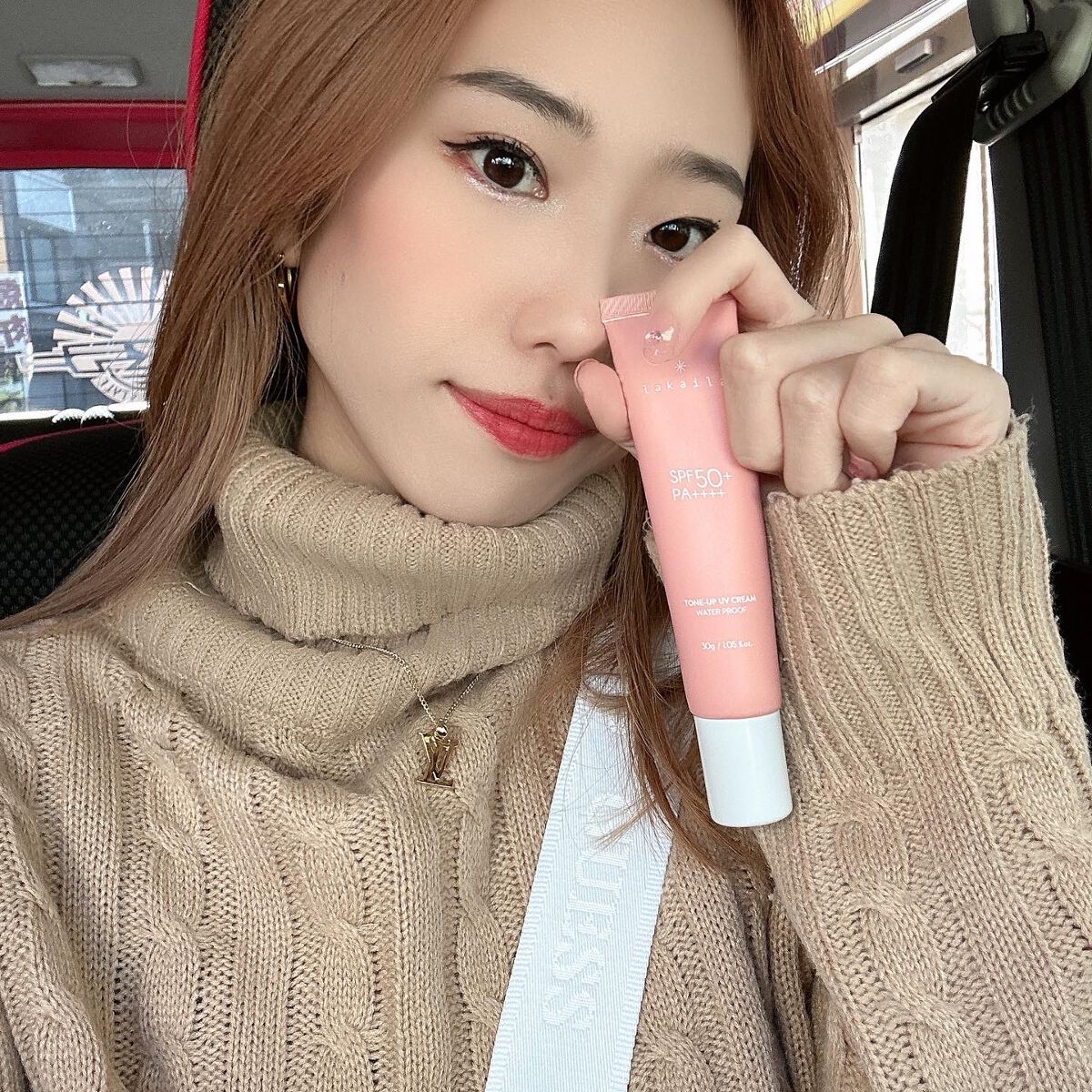  lakaila トーンアップUVクリーム/lakaila /日焼け止めクリームを使ったクチコミ（3枚目）