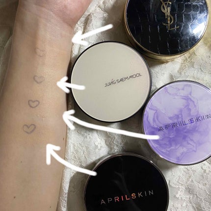 超スリムクッション/APRILSKIN/クッションファンデーションを使ったクチコミ(2枚目)