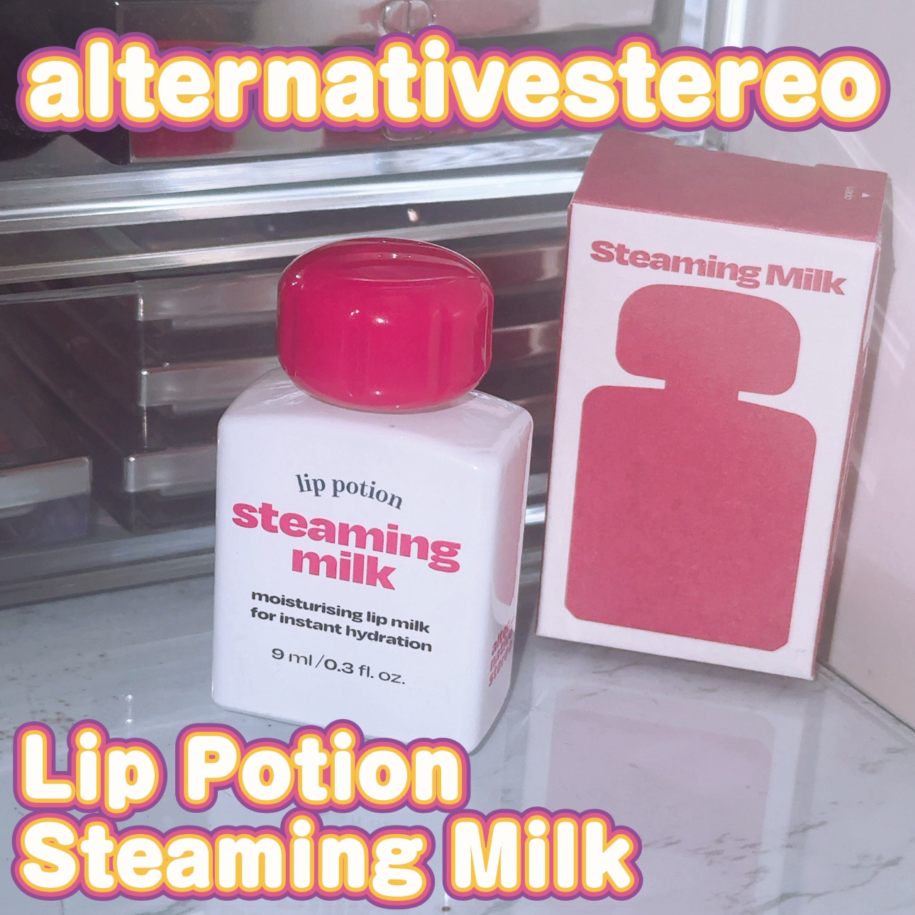 リップポーション スティーミングミルク/alternativestereo/リップ美容液を使ったクチコミ（1枚目）