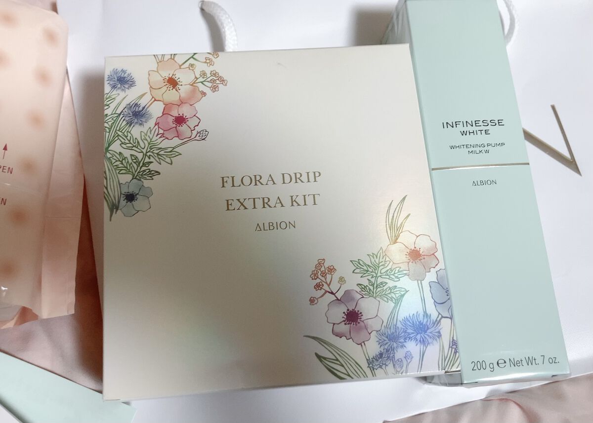 アンフィネスホワイト ホワイトニング パンプ ミルク/ALBION/乳液を使ったクチコミ（1枚目）