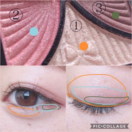 ジューシーピュアアイズ/キャンメイク/アイシャドウパレットを使ったクチコミ(2枚目)