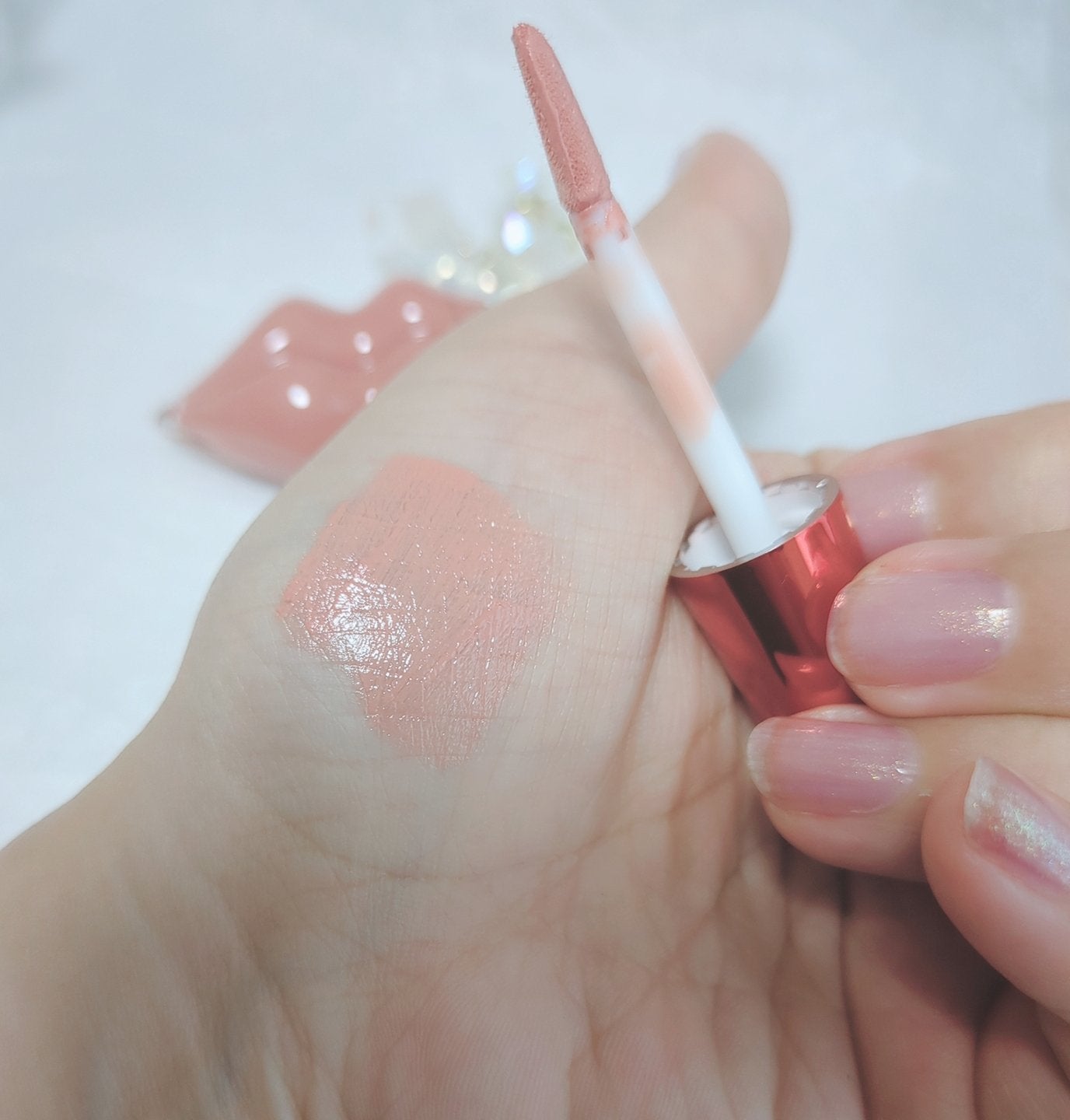 メルティーリップ ベルベットルージュ/プランプピンク/リップケアを使ったクチコミ(4枚目)