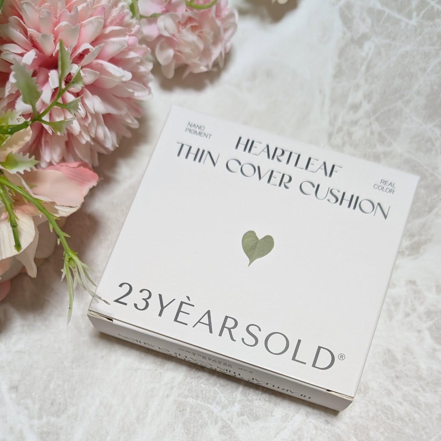 ハートリーフシーンカバークッション/23years old/クッションファンデーションを使ったクチコミ（1枚目）