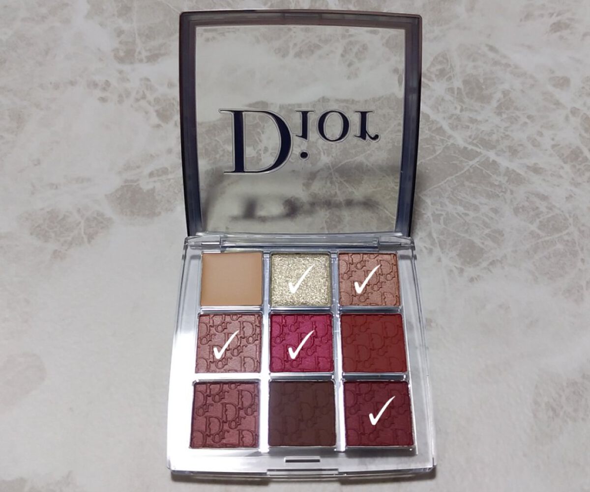 ディオール バックステージ アイ パレット 009 バーガンディー/Dior/アイシャドウパレットを使ったクチコミ（3枚目）