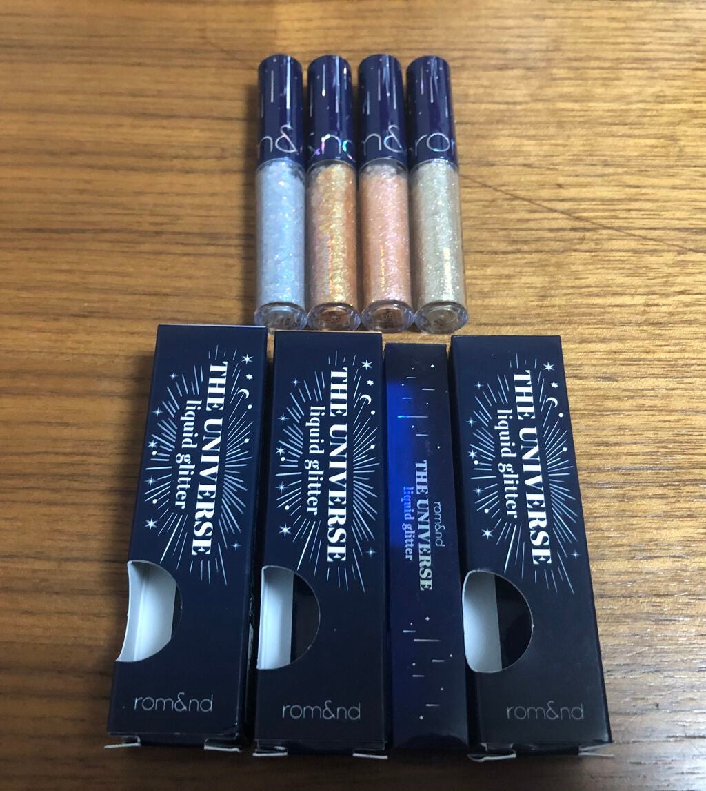 リキッド グリッター シャドウ/rom&nd/グリッターを使ったクチコミ(4枚目)