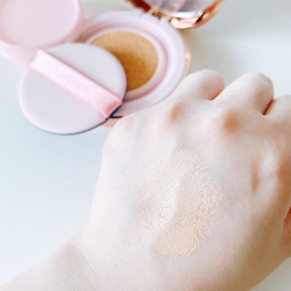 ピンクティーツリーカバークッション/APLIN/クッションファンデーションを使ったクチコミ(4枚目)