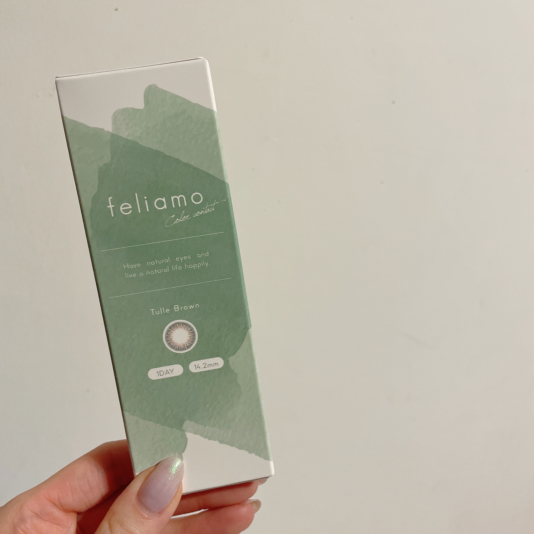 feliamo 1day チュールブラウン/feliamo/ワンデー（１DAY）カラコンを使ったクチコミ（1枚目）