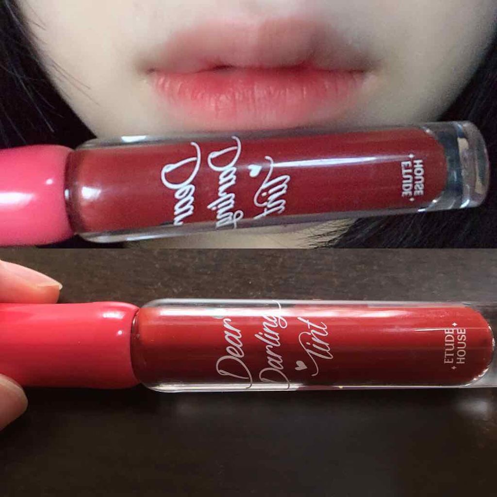 ディアダーリン ウォータージェルティント/ETUDE/リップティントを使ったクチコミ（2枚目）