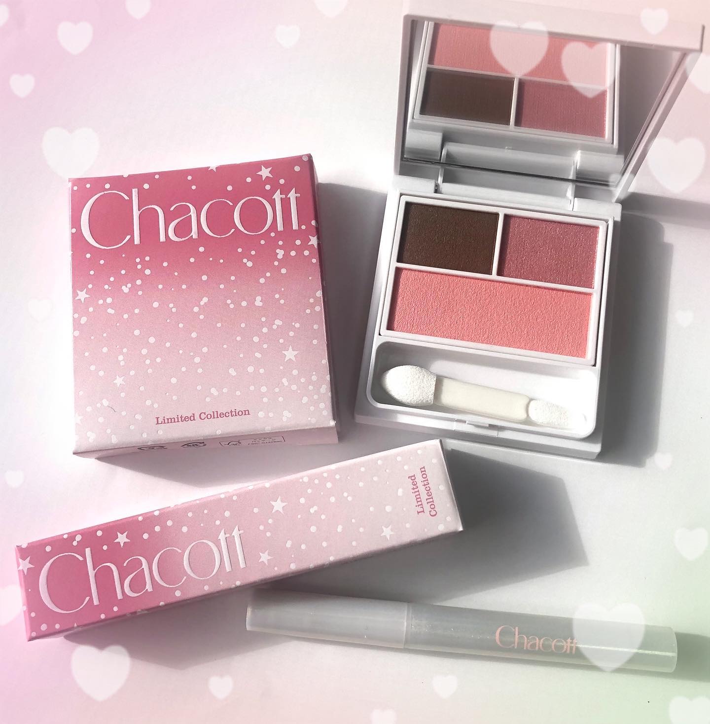 フェイスカラーパレットEX 516 アイカラー＆チーク(限定)/チャコット・コスメティクス/アイシャドウパレットを使ったクチコミ（1枚目）