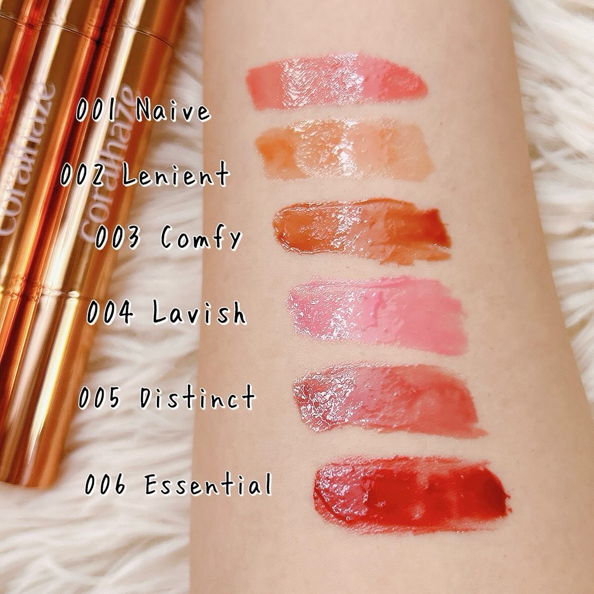 ボリューマイジングフォンデュリップ/Coralhaze/口紅を使ったクチコミ（3枚目）