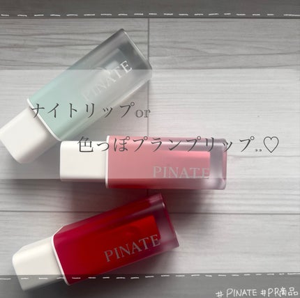 ナチュラルブルームリップオイルセラム 3色セット/PINATE/リップグロスを使ったクチコミ(1枚目)