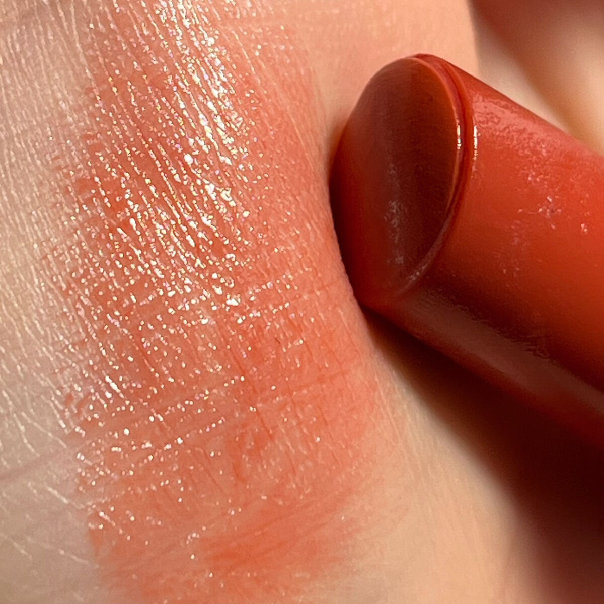 つやぷるリップR 103 引きよせAPRICOT【旧】/b idol/口紅を使ったクチコミ（3枚目）