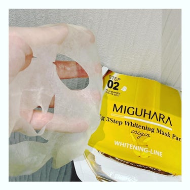 Big3 Step Whitening Mask Pack/MIGUHARA/シートマスク・パックを使ったクチコミ（4枚目）