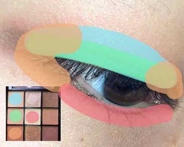 UR GLAM　BLOOMING EYE COLOR PALETTE/U R GLAM/パウダーアイシャドウを使ったクチコミ（2枚目）