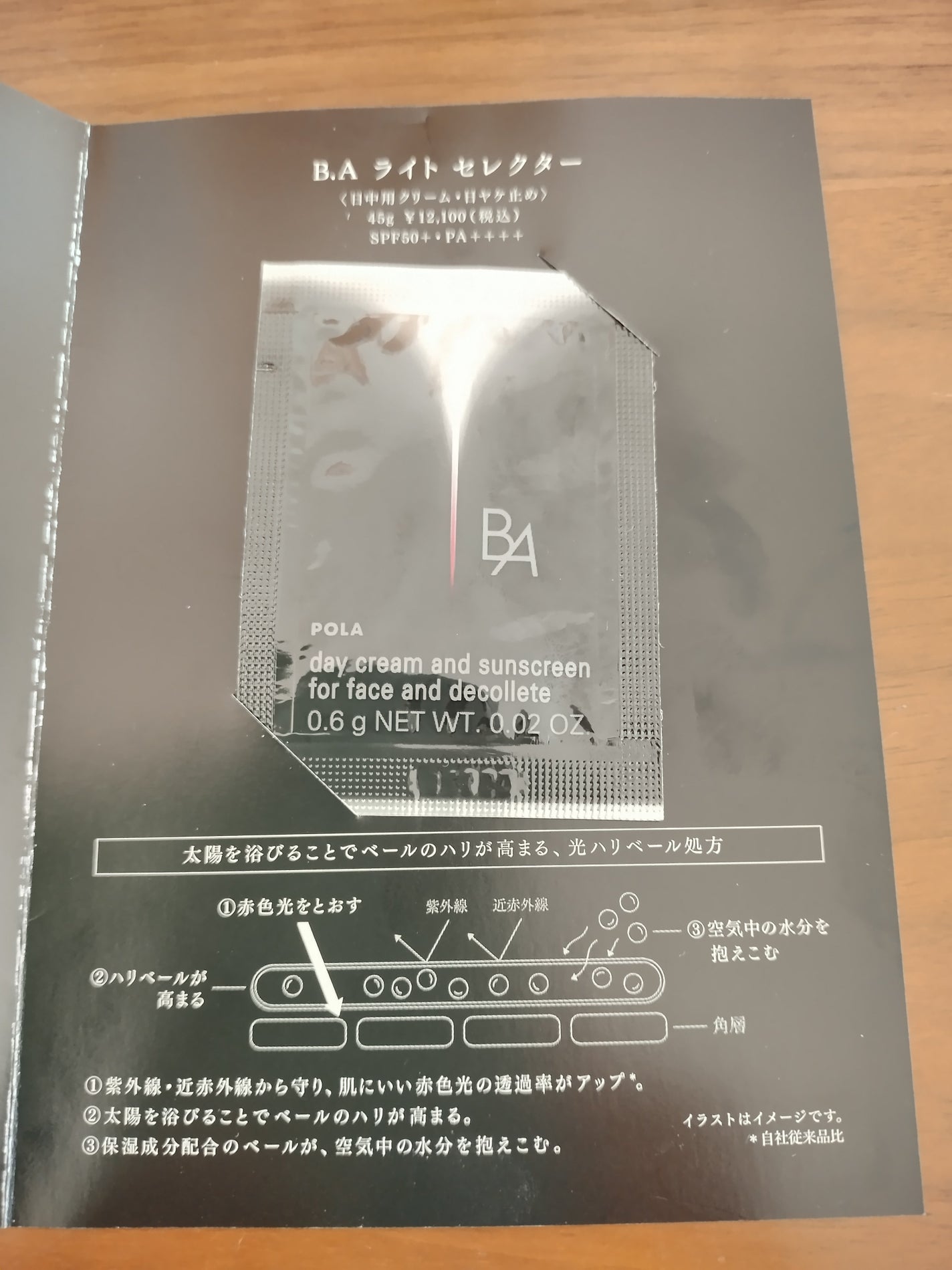 ライト セレクター/B.A/日焼け止めクリームを使ったクチコミ(2枚目)