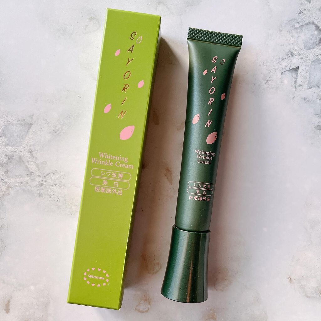 SAYORINホワイトニングリンクルクリーム/Winnow/フェイスクリームを使ったクチコミ（1枚目）