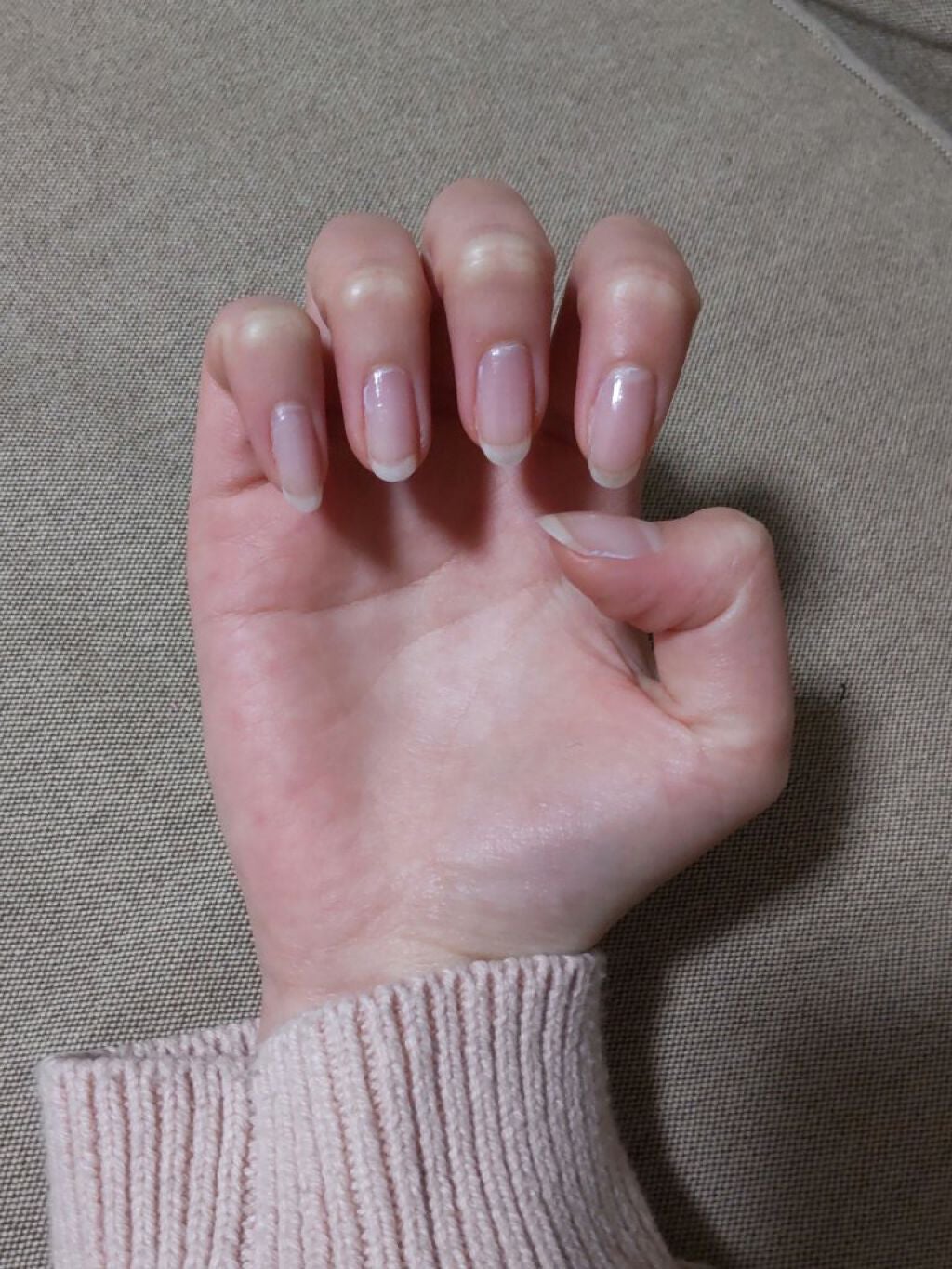 눈달. on LIPS 「爪を綺麗にしたい…本当はネイルしたいんだけど、校則がね…トップ..」(1枚目)