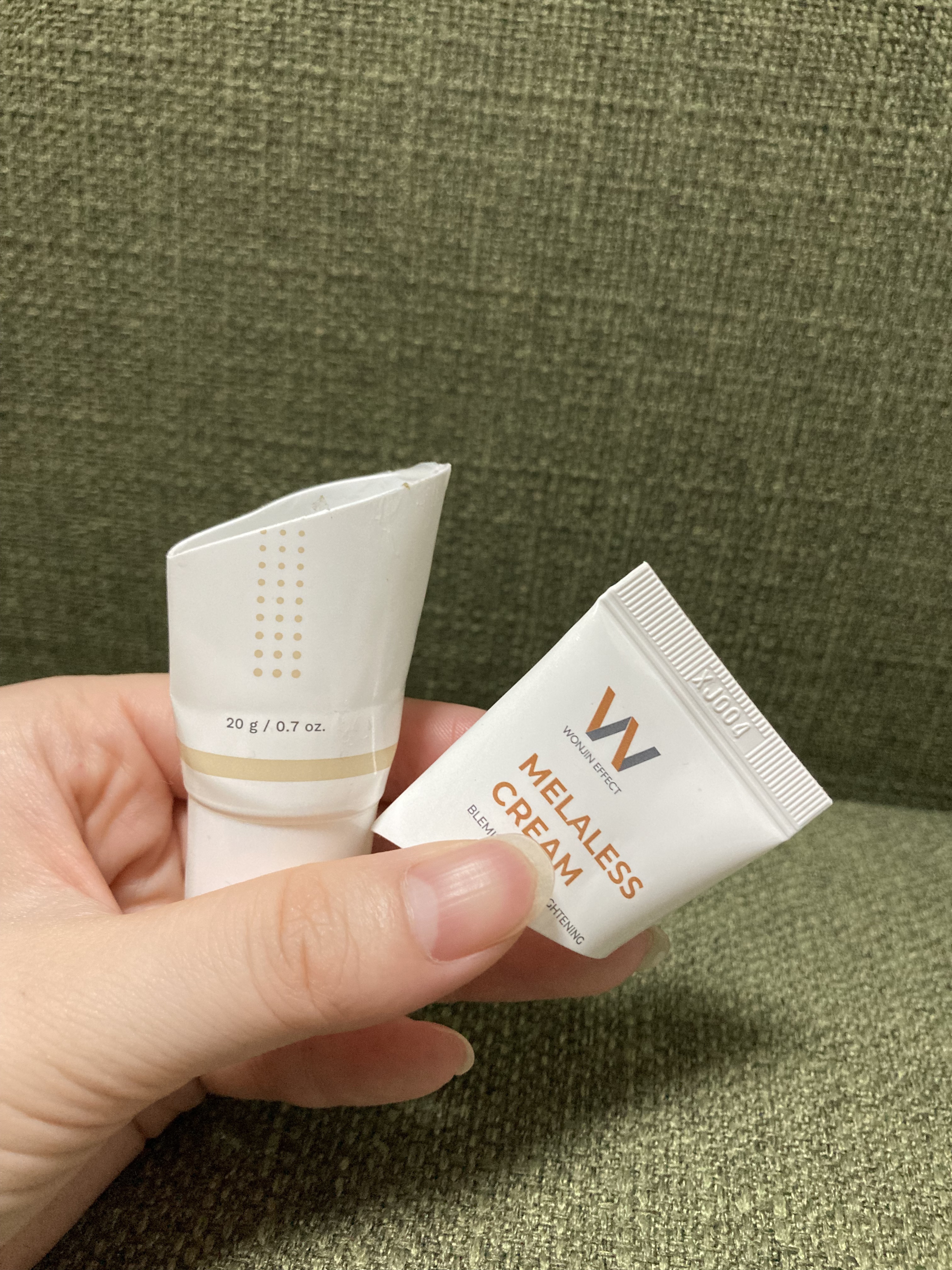 MELALESS CREAM/WONJIN EFFECT/フェイスクリームを使ったクチコミ（2枚目）