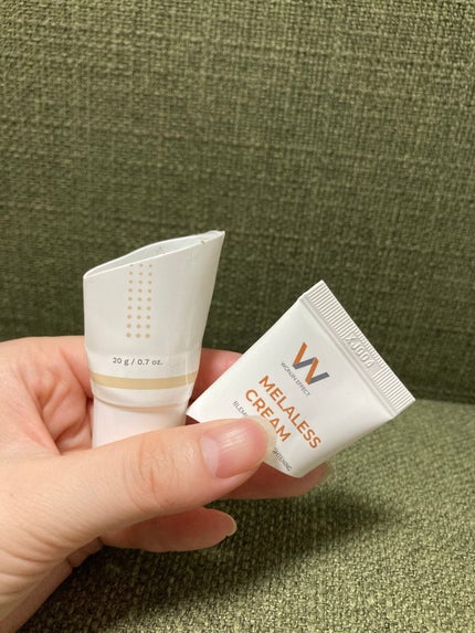 WONJIN EFFECT MELALESS CREAMのクチコミ「WONJIN EFFECT
MELALESS CREAM
使い切りです!
毎朝使っていた.....」(2枚目)