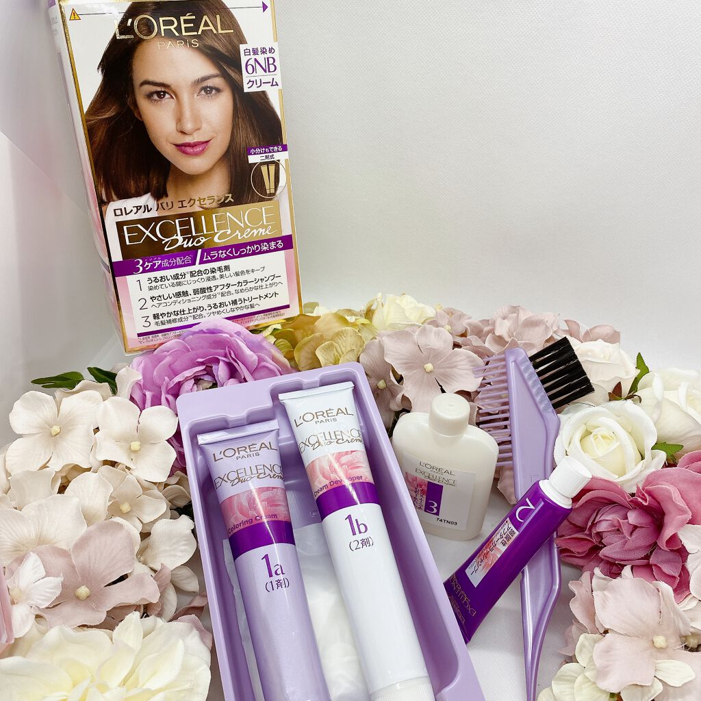 エクセランス R クリームタイプ /ロレアル パリ/ヘアカラーを使ったクチコミ(2枚目)