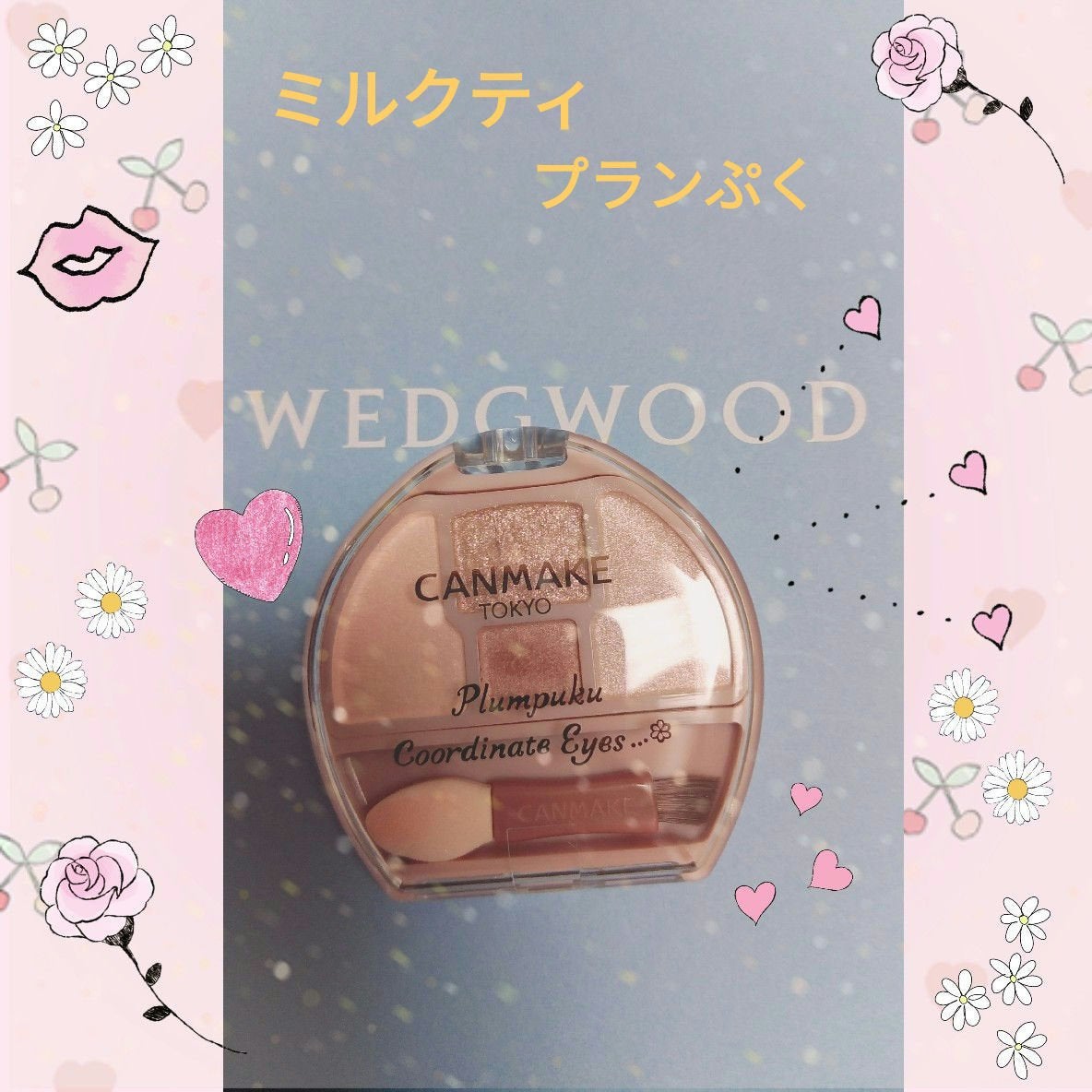 プランぷくコーデアイズ/キャンメイク/パウダーアイシャドウを使ったクチコミ(1枚目)