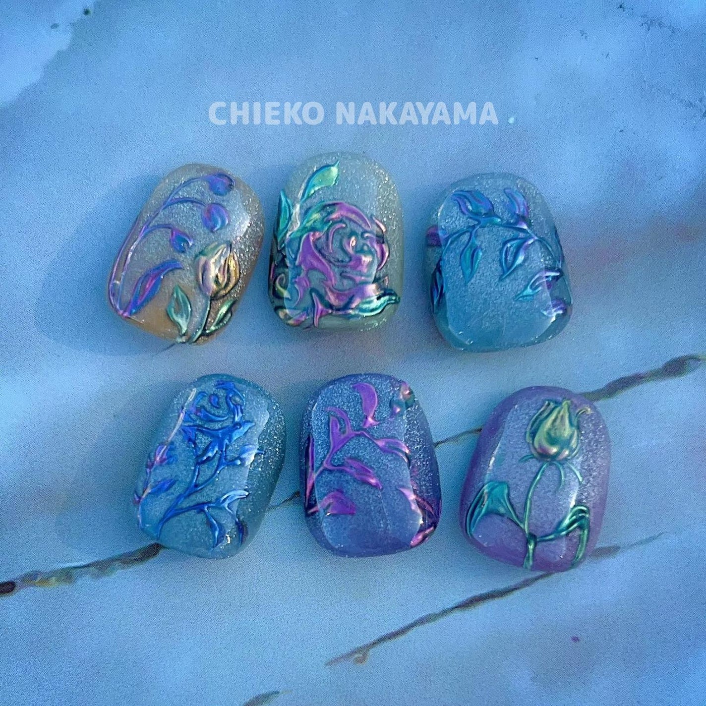 なかやまちえこ on LIPS 「あきのねいる🍁⠀⠀#nail#nails#nailart#ネイ..」(5枚目)