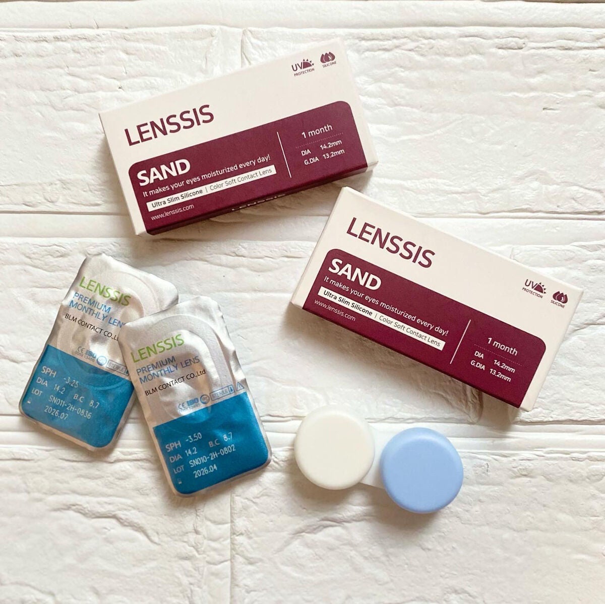 サンドシリーズ/LENSSIS/カラーコンタクトレンズを使ったクチコミ(5枚目)