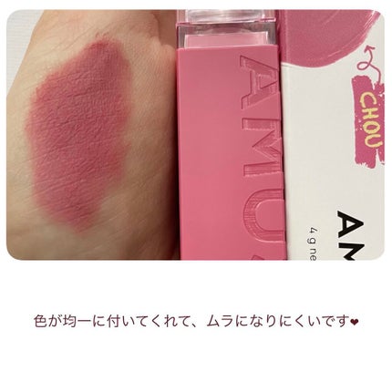 シューベルベット/AMUSE/口紅を使ったクチコミ(4枚目)