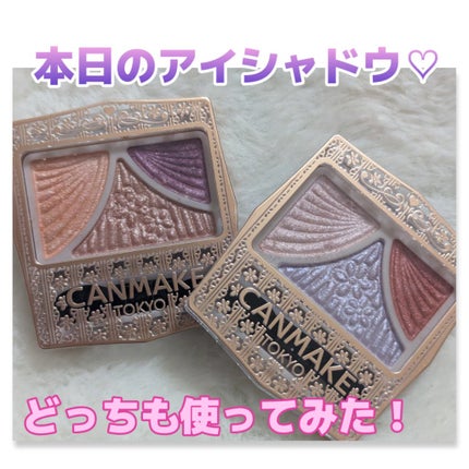 ジューシーピュアアイズ/キャンメイク/アイシャドウパレットを使ったクチコミ(1枚目)