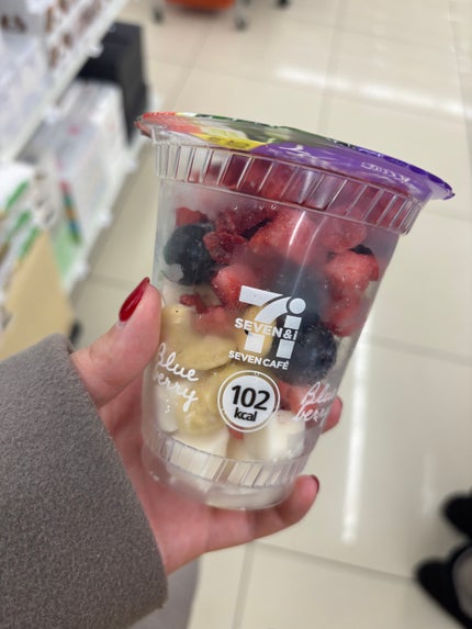 お店でつくるスムージー ベリーベリーヨーグルト/セブンイレブン/スムージーを使ったクチコミ(1枚目)