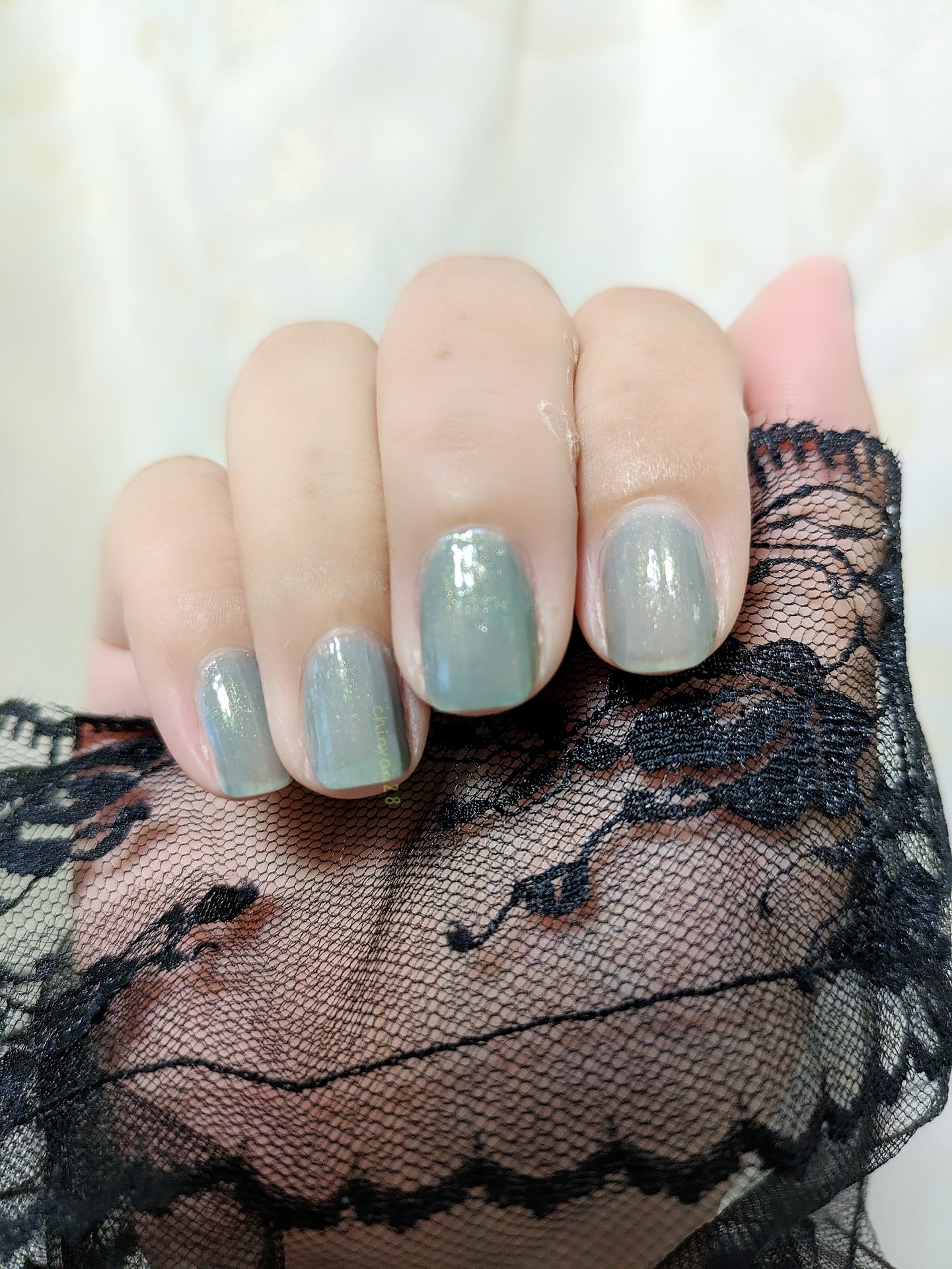 カラフルネイルズ N84 ヘイジーレイン/キャンメイク/マニキュアを使ったクチコミ（2枚目）